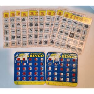 Bingo Cards Car Auto Road Trip 11 Knock Knock Regal Games Kids Children Travel